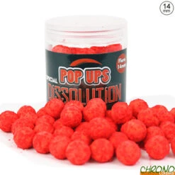 Pop Ups Pro Elite Baits Dissolution Crab Machine Orange 14mm 250ml
