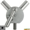 Bloc De Tête D'Epuisette JSV Innovations Master Lock Gris