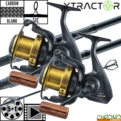 Ensemble Sonik Xtractor Recon 8' 3.5lbs 5000GS Gold (les 2) 1 Ensemble Sonik Xtractor Recon 8' 3.5lbs 5000GS Gold (les 2)