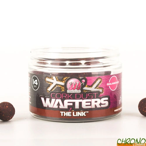 Bouillettes Equilibrées Mainline Cork Dust Wafters The Link 14mm 1 Bouillettes Equilibrées Mainline Cork Dust Wafters The Link 14mm