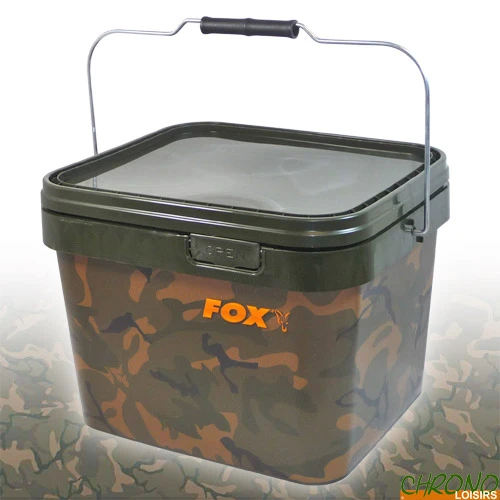 Seau Fox Camo Square Bucket 10L 1 Seau Fox Camo Square Bucket 10L