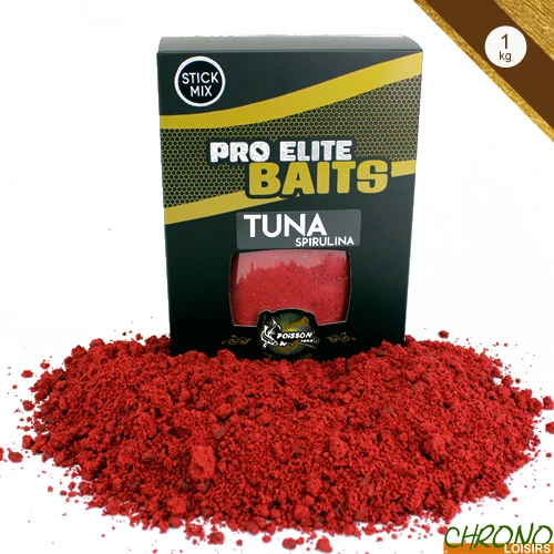 Stick Mix Pro Elite Baits Gold Tuna Spirulina 1kg 1 Stick Mix Pro Elite Baits Gold Tuna Spirulina 1kg