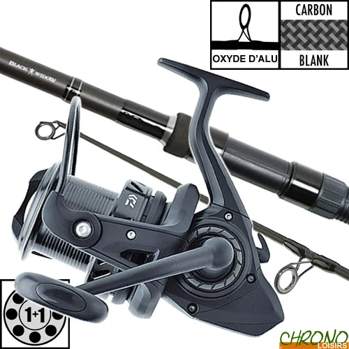 Ensemble Daiwa Black Widow 10' 3lbs 1 Ensemble Daiwa Black Widow 10' 3lbs